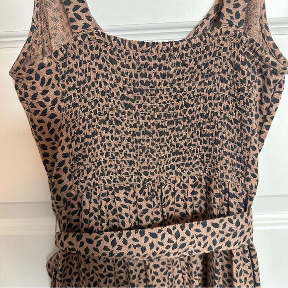 Abercrombie Midi Dress Animal Print Size Small - Picture 6 of 6